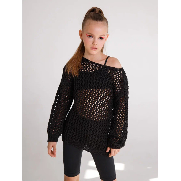 

Пуловер детский Amarobaby AB-OD21-KNITT2602, черный, 140, AB-OD21-KNITT2602