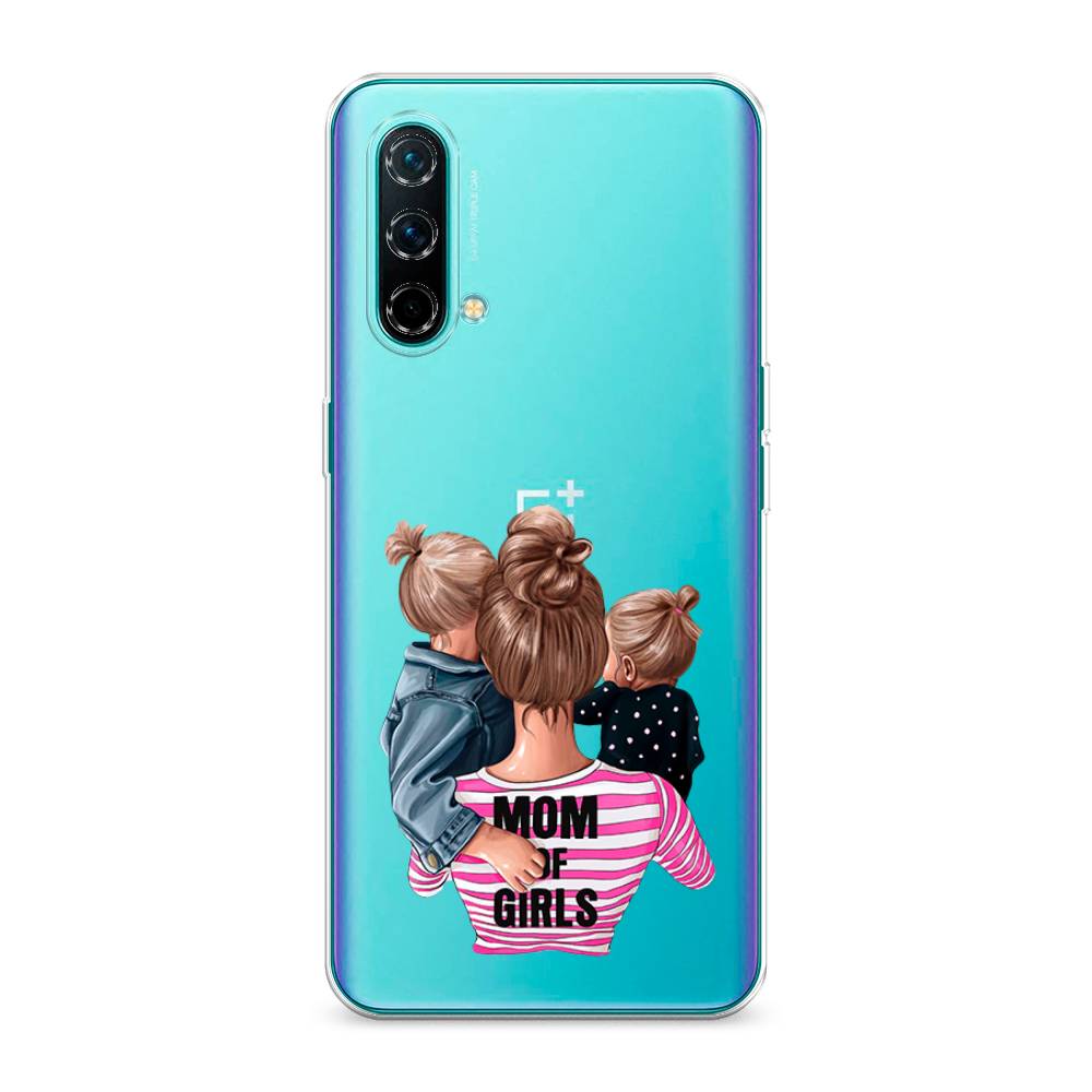 

Чехол Awog на OnePlus Nord CE / ВанПлас Nord CE "Mom of Girls", Синий;розовый;черный, 151850-6