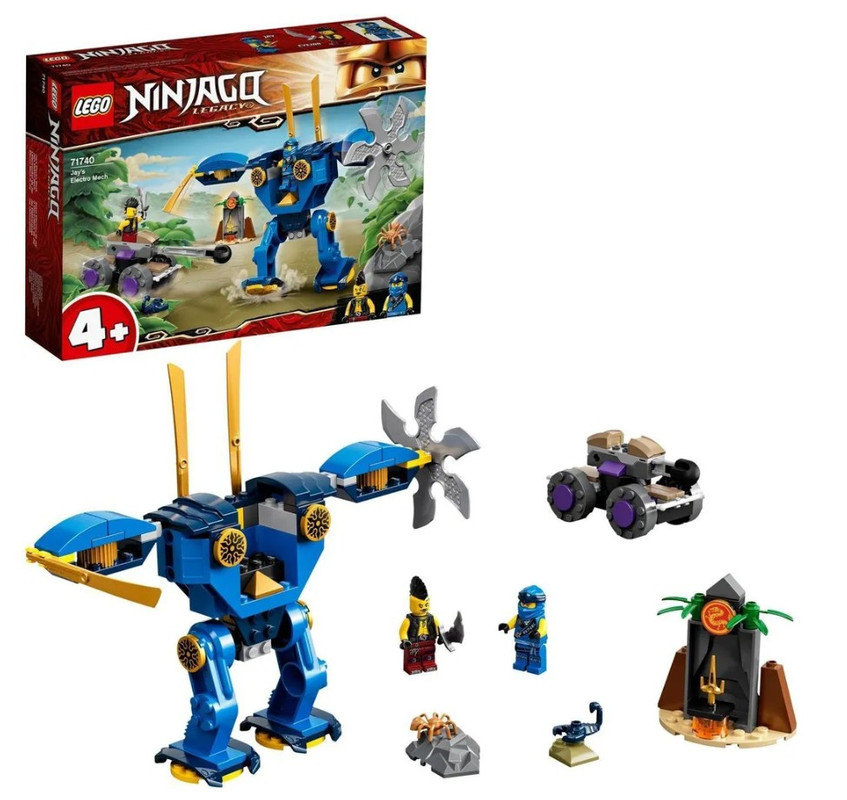 фото Конструктор lego ninjago 71740 электрический робот джея