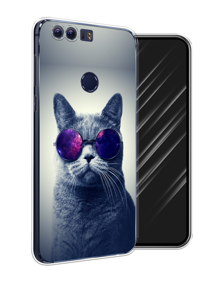 

Чехол Awog на Honor 8 "Космический кот", Разноцветный, 60950-1