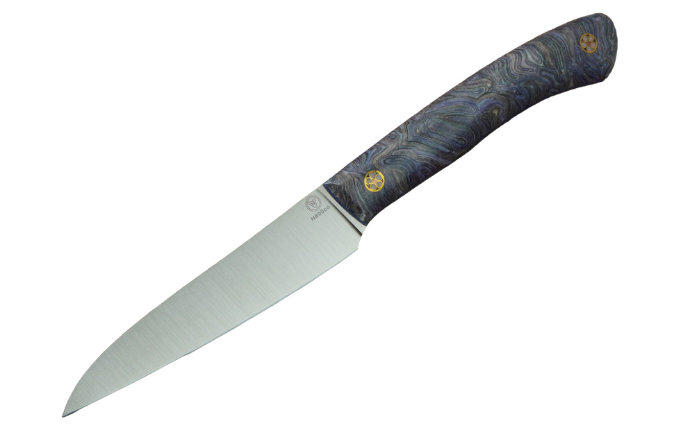 

Овощной кухонный нож Yuriko Knives Корешок сталь Bohler N690