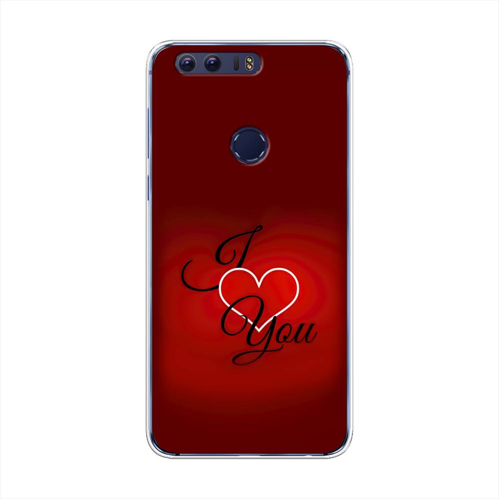 

Чехол Awog на Honor 8 "I love you 3", Разноцветный, 60950-6