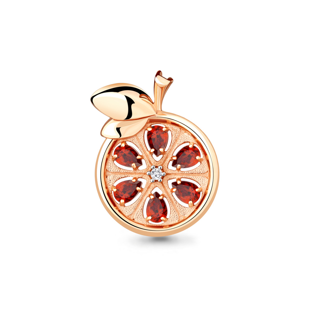 

Брошь из серебра с фианитом Aquamarine 77315Т_925_з, 77315Т_925_з