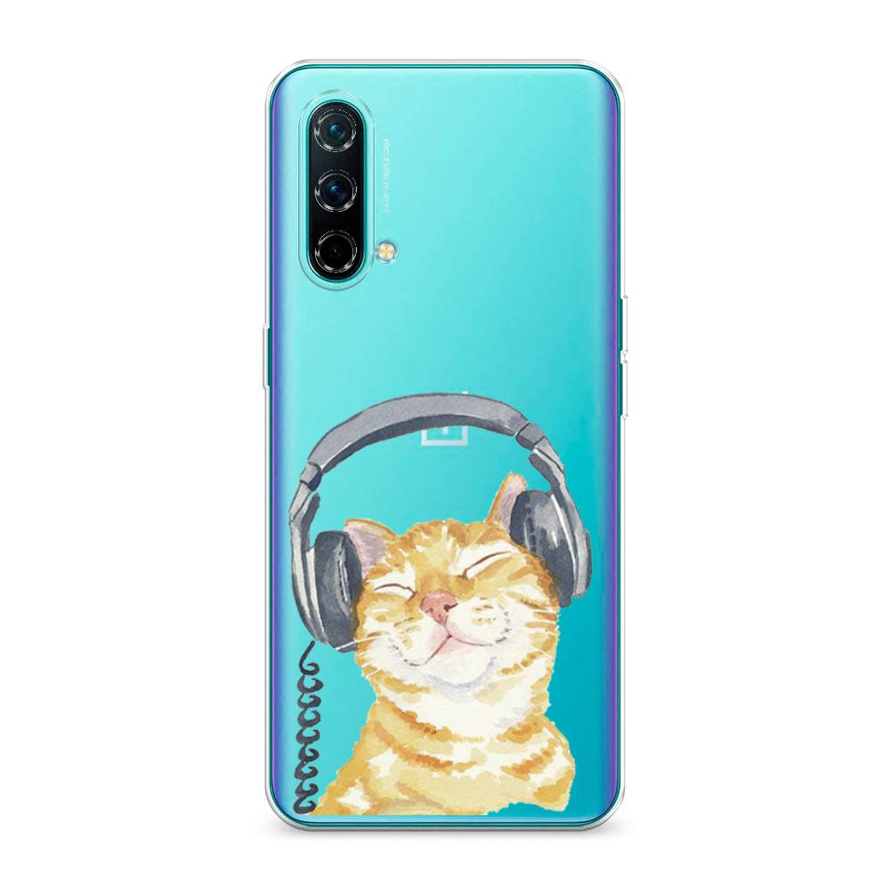 

Чехол Awog "Кот меломан" для OnePlus Nord CE