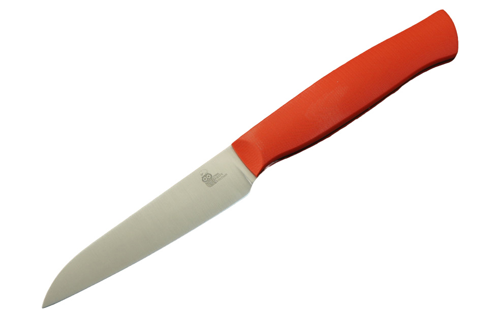 Кухонный нож Owl Knife S100F для овощей сталь Bohler N690  G-10