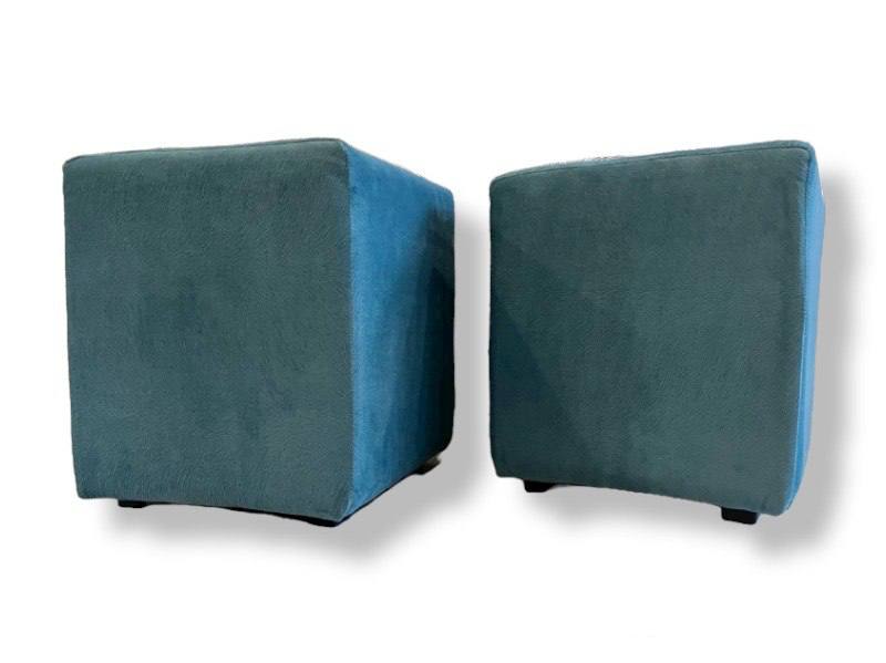 

Пуфики Turquoise water комплект 40х36х36 бирюзовый, велюр натуральный, Turquoise water