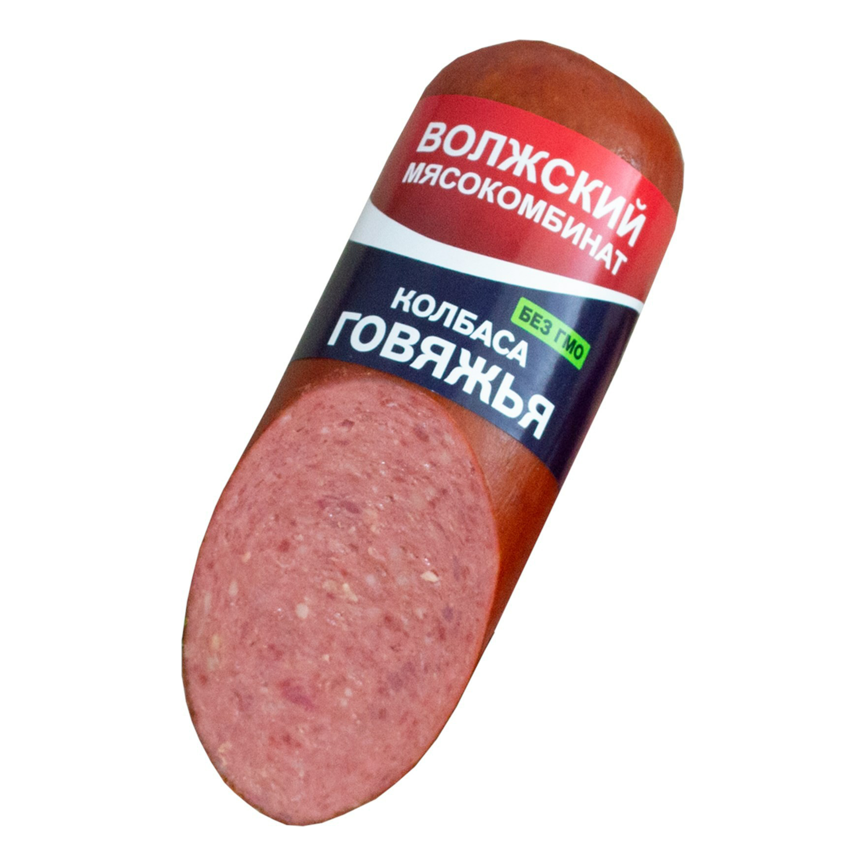 

Колбаса полукопченая Волжский мясокомбинат Сервелат говяжий 350 г