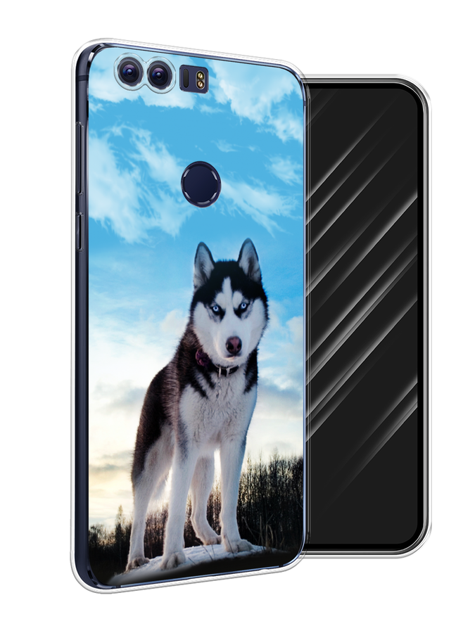 

Чехол Awog на Honor 8 "Хаски 3", Разноцветный, 60950-2