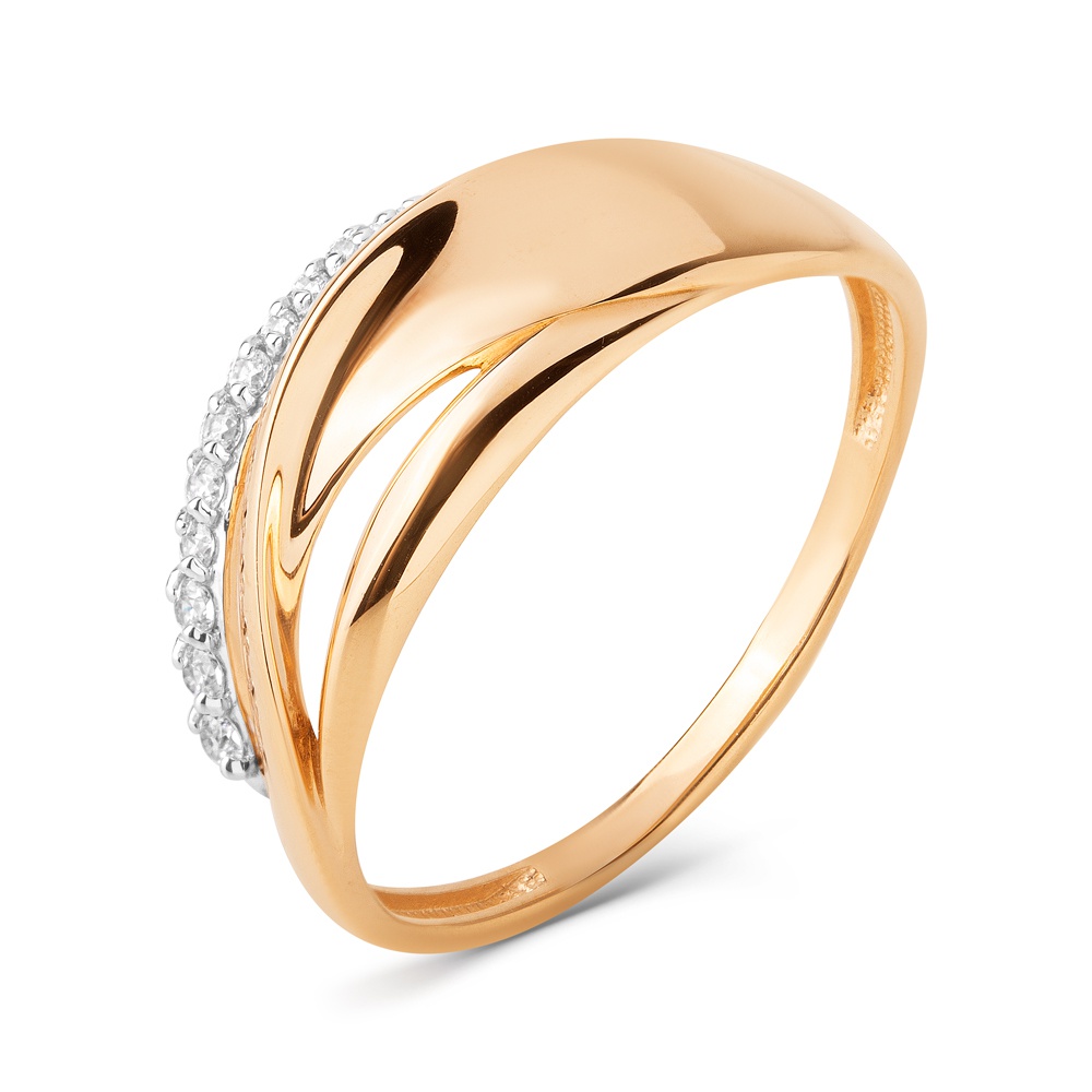 

Кольцо из золота р. , 585Gold 301012547, фианит, 301012547
