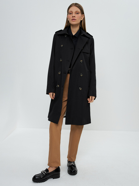 

Плащ женский ZARINA 3224421121-50 черный M, 3224421121