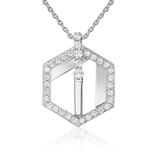 

Подвеска из серебра PLATINA jewelry 03-3425-00-401-0200_00, фианит, 03-3425-00-401-0200_00