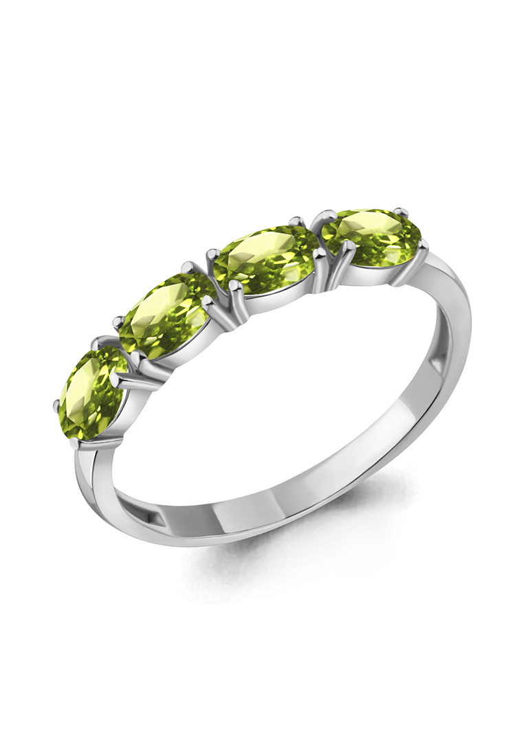 

Кольцо из серебра р.  Kari Jewelry 6933107.5, хризолит, 6933107.5