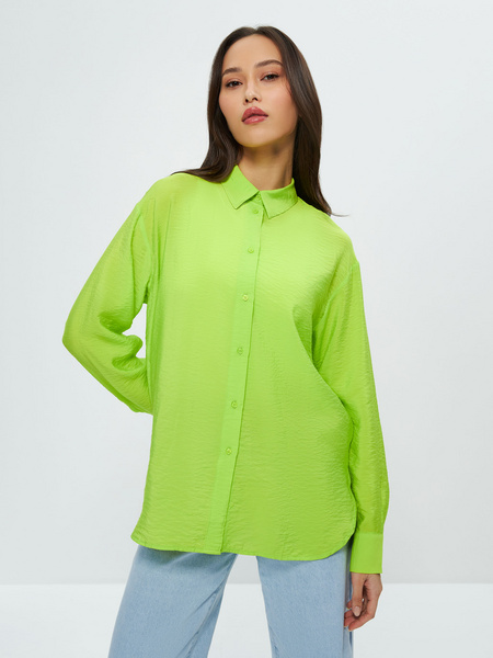 

Рубашка женская ZARINA 3224121321-152 зеленая XS, Зеленый, 3224121321