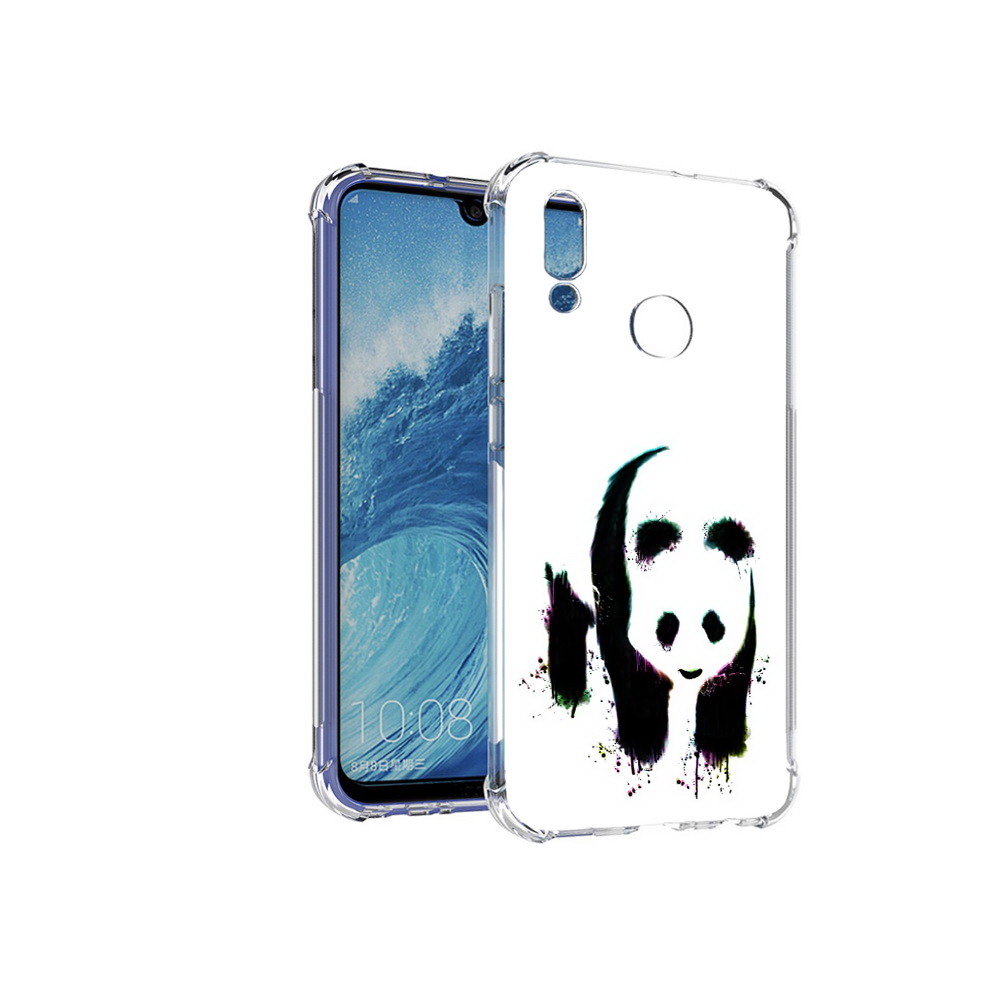 

Чехол MyPads Tocco для Huawei P Smart (2019) панда в акварели, Прозрачный, Tocco