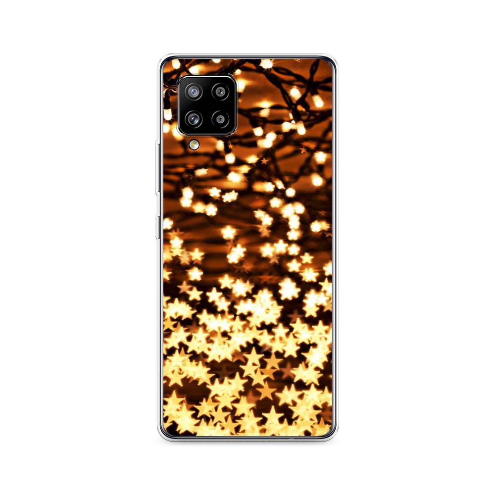 

Чехол на Samsung Galaxy A42 "Новогодняя гирлянда", Золотистый, 2101750-5