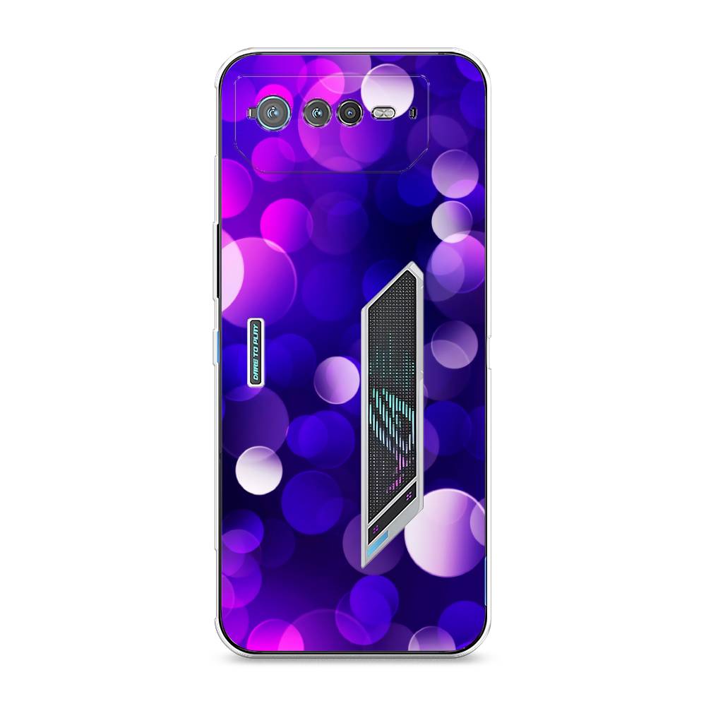 

Чехол для Asus ROG Phone 6 "Абстракция 27", Фиолетовый, 44650-3