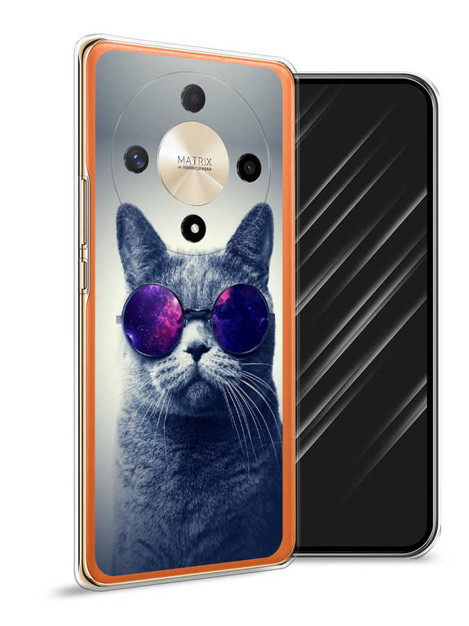 

Чехол Awog на Honor X9B "Космический кот", Бордовый, 6122550-1