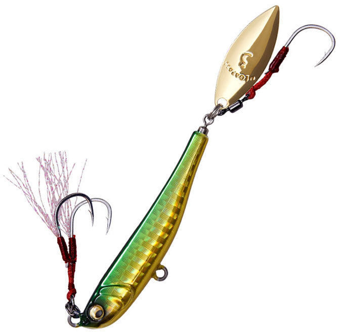 

Тейлспиннер Megabass VIB Makippa 7гр Green Gold, 00-00028279