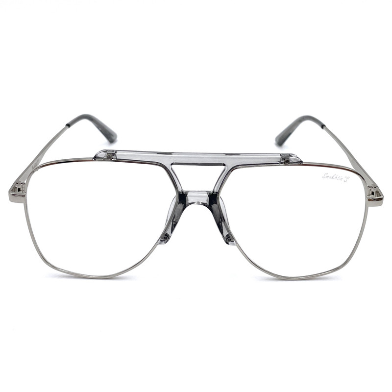 Очки для компьютера Smakhtin'S eyewear & accessories серебристый, серый (31485SRGY)
