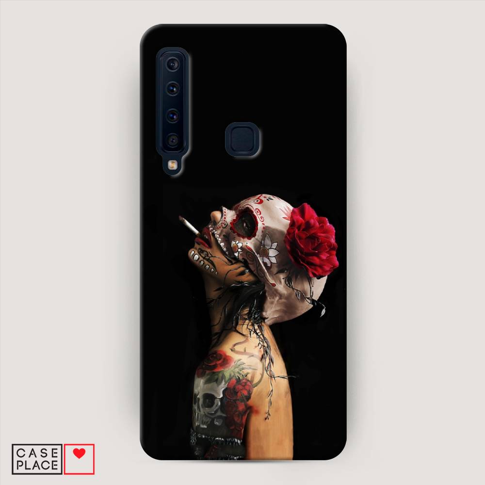 

Чехол Awog "Девушка с черепом" для Samsung Galaxy A9 2018