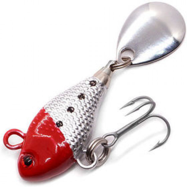 

Тейл-спиннер Kosadaka FS1-14-RHS FISH DARTS 30mm,14g, цвет RHS, Красный;серебристый, Fish Darts