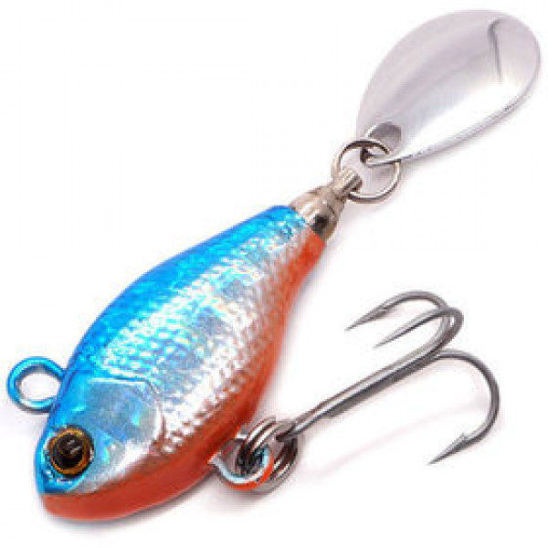 

Тейл-спиннер Kosadaka FS1-14-HBBO FISH DARTS 30mm,14g, цвет HBBO, Голубой;оранжевый;серебристый, Fish Darts