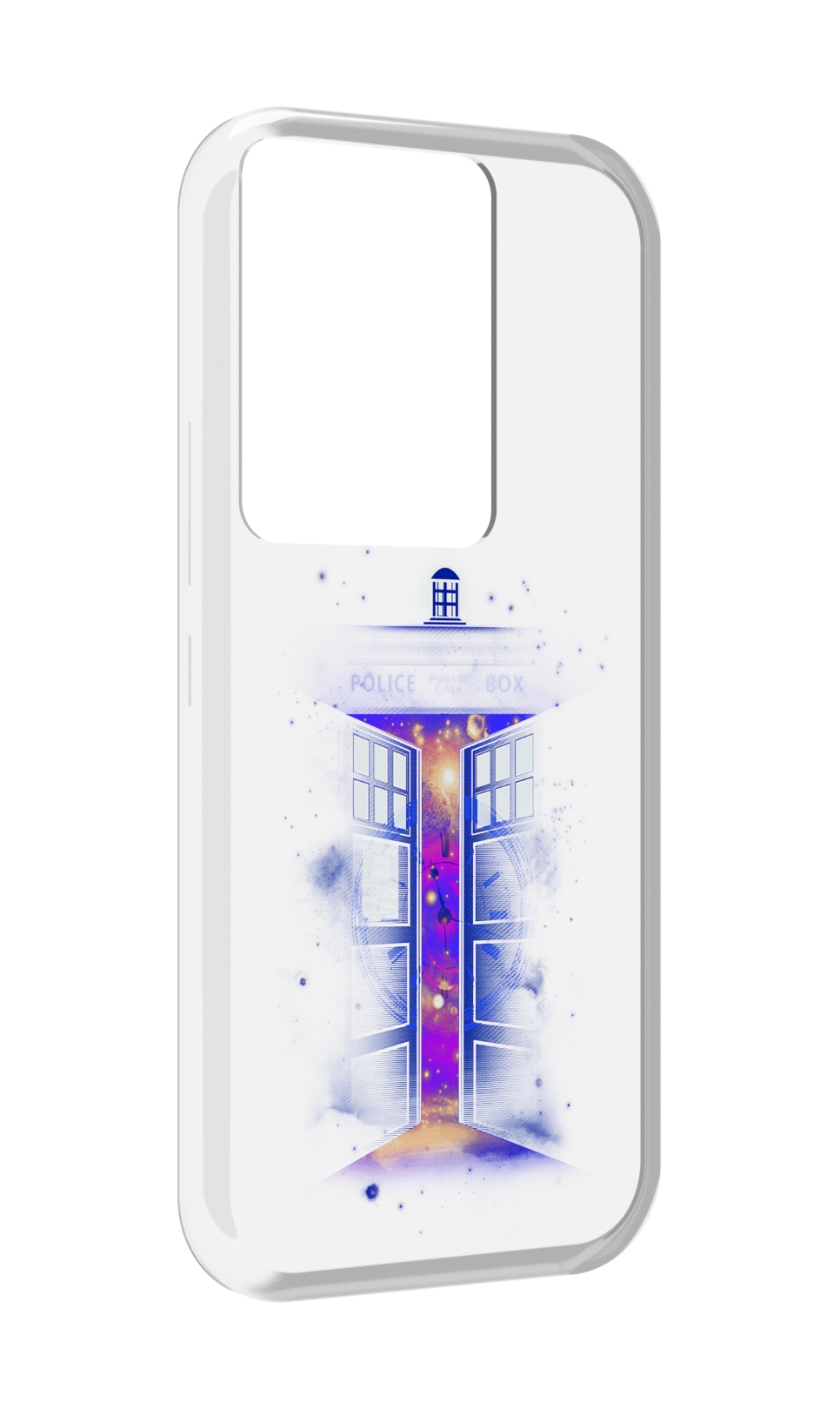 

Чехол MyPads фиолетовый уголок абстракция для Itel Vision 3 Plus / Itel P38 Pro, Прозрачный, Tocco