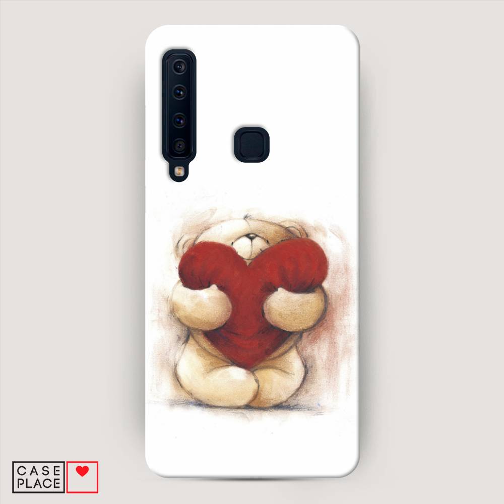 фото Чехол awog "мишка с сердцем 1" для samsung galaxy a9 2018