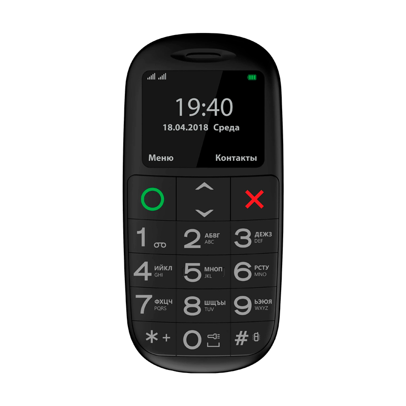 Смартфон Vertex C312 /GB Black