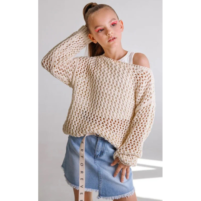 

Пуловер детский Amarobaby AB-OD21-KNITT2602, белый, 140, AB-OD21-KNITT2602