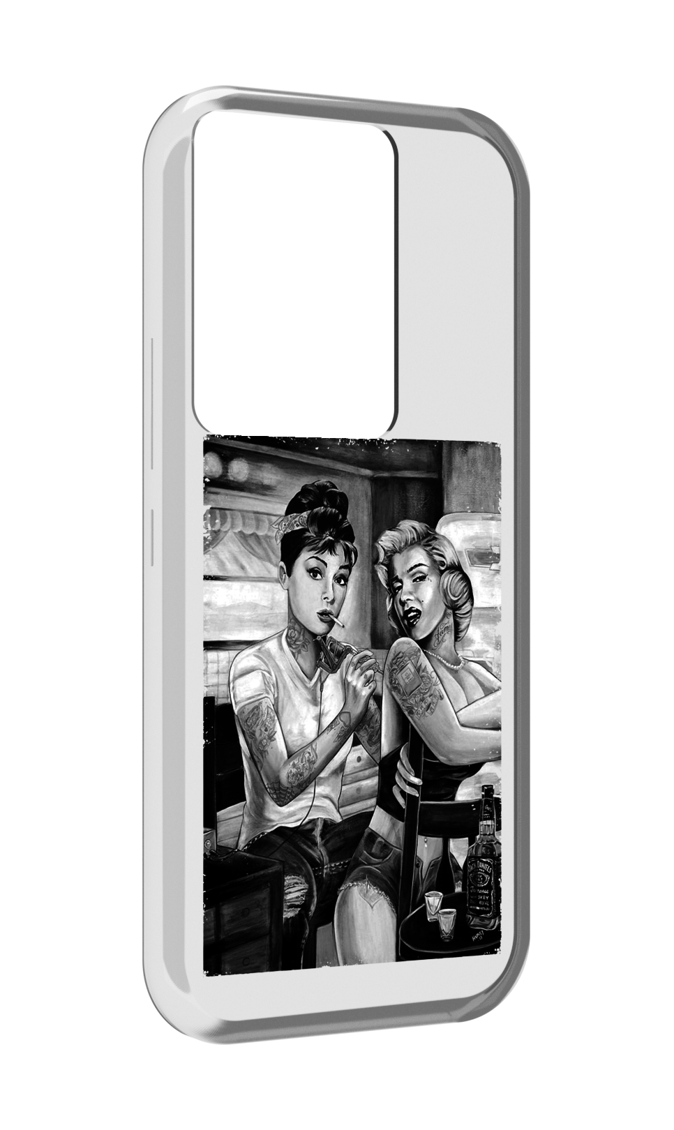 

Чехол MyPads тату мастер для Itel Vision 3 Plus / Itel P38 Pro, Прозрачный, Tocco