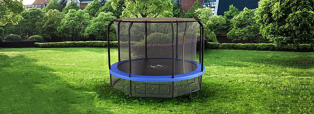 

Батут Hasttings Sky Max с сеткой и лестницей 305 см, blue/green, Синий;зеленый, Sky Max