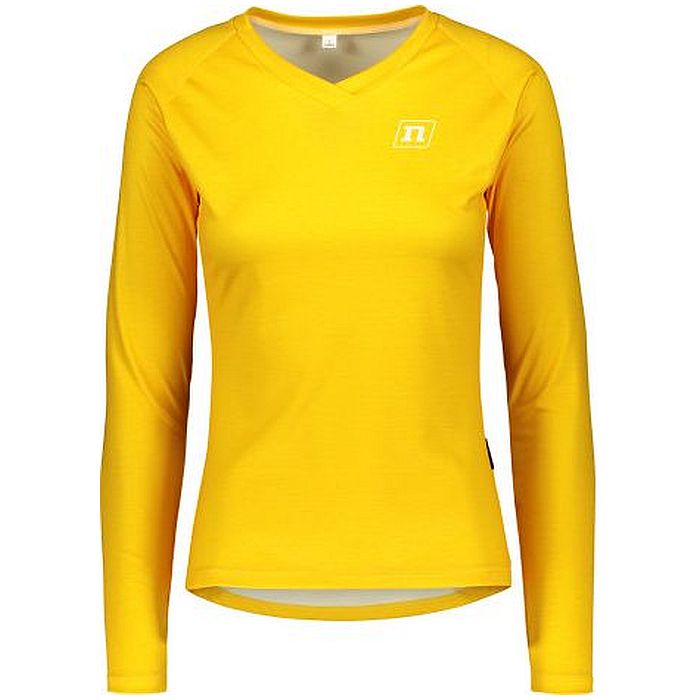 Лонгслив женский Noname Run T-Shirts LS WOS 19 желтый 2XS