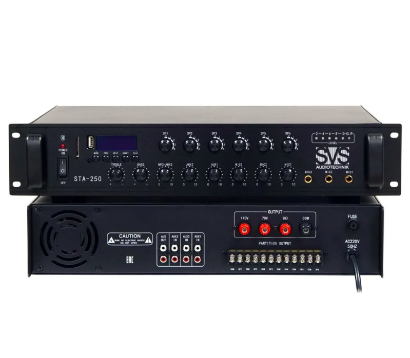 

Усилитель мощности SVS Audiotechnik STA-250 Black, STA-250