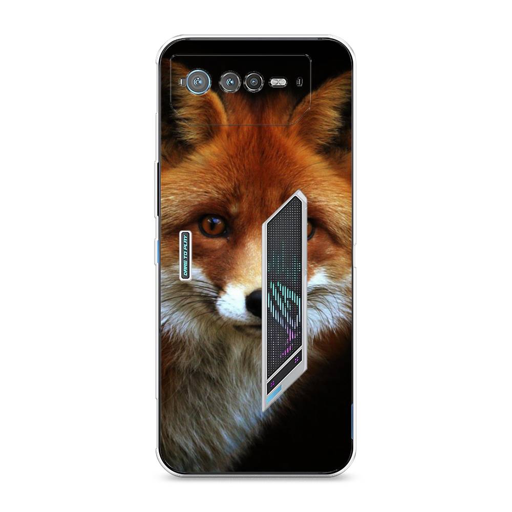 

Чехол для Asus ROG Phone 6 "Лиса 2", Оранжевый;черный;серый, 44650-1
