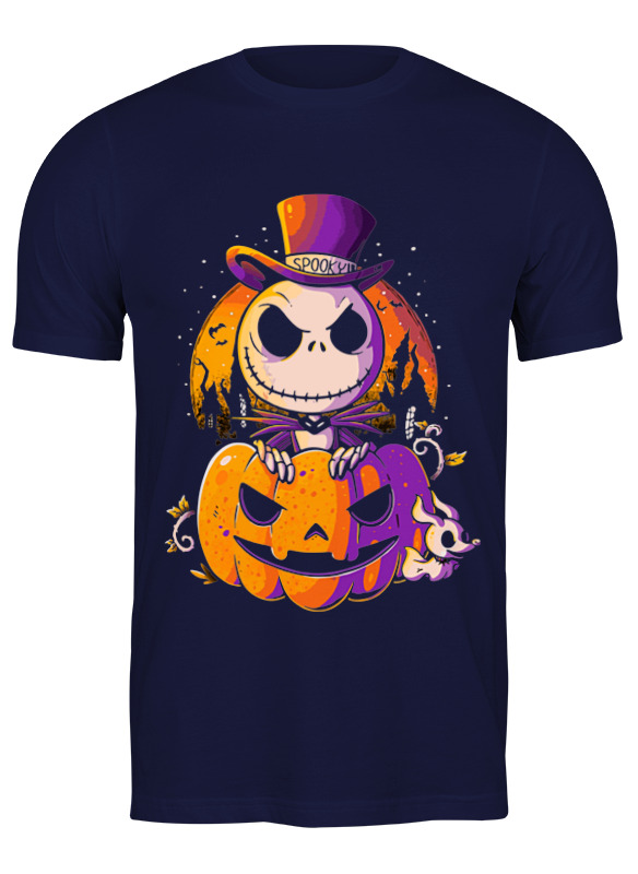

Футболка мужская Printio Halloween синяя M, Синий, Halloween