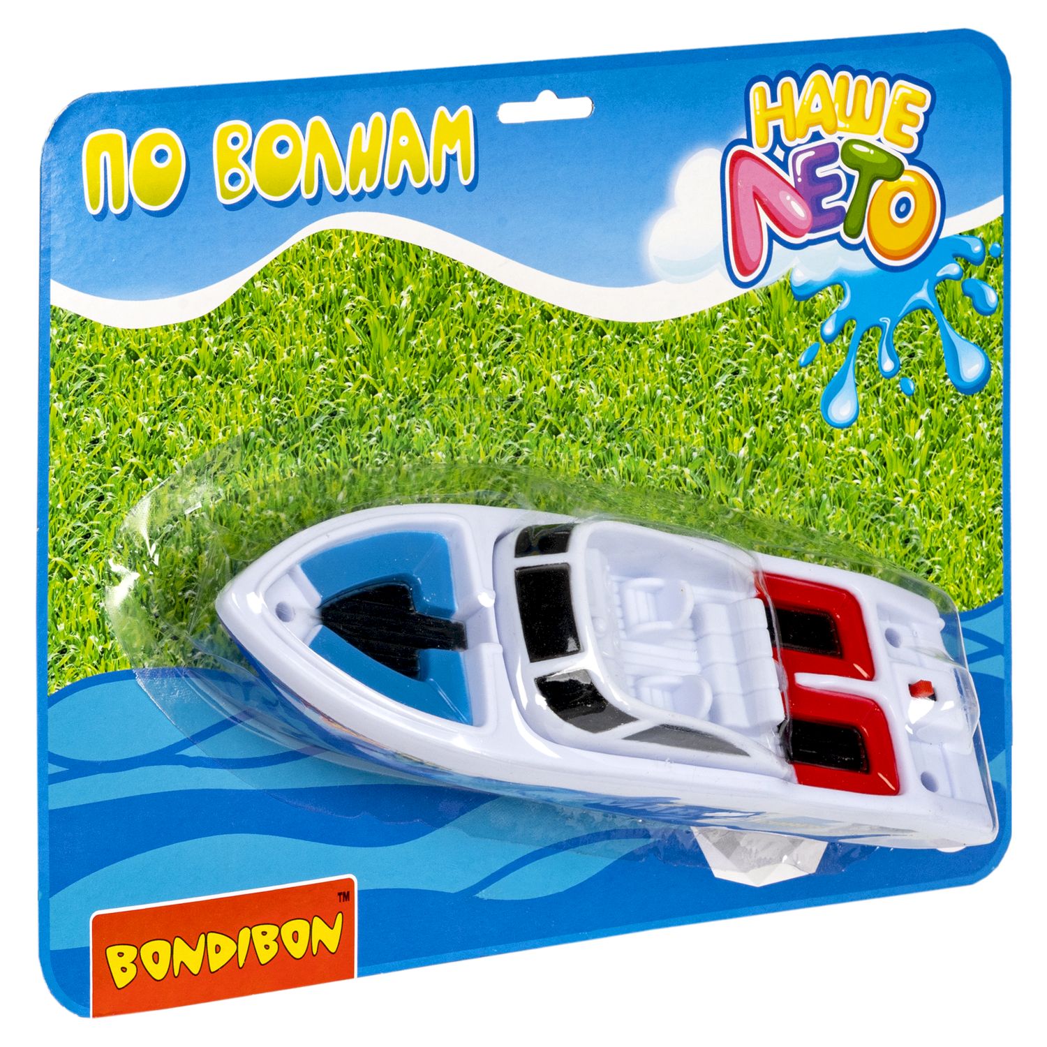 

Катер на батар.,Bondibon "Наше Лето", CRD 30х22 см, белый, арт. M6499.