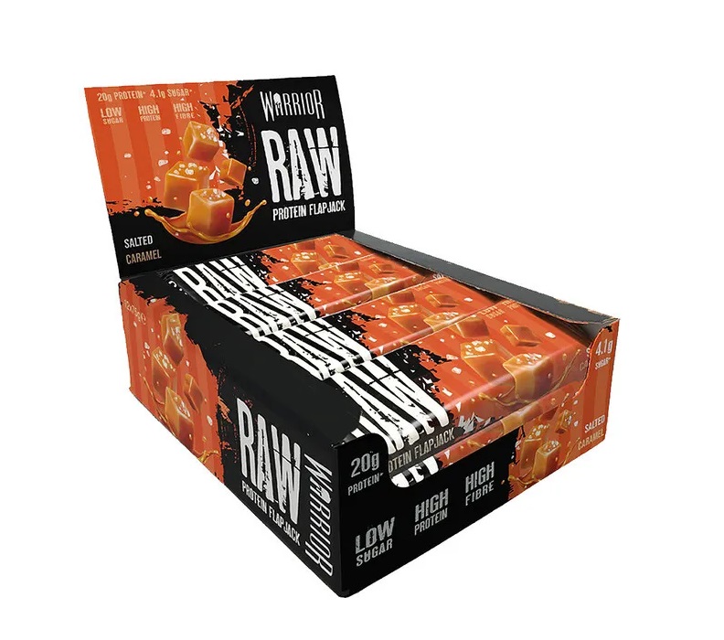 

Warrior Warrior, RAW Protein Flapjack 12x75г Соленая карамель