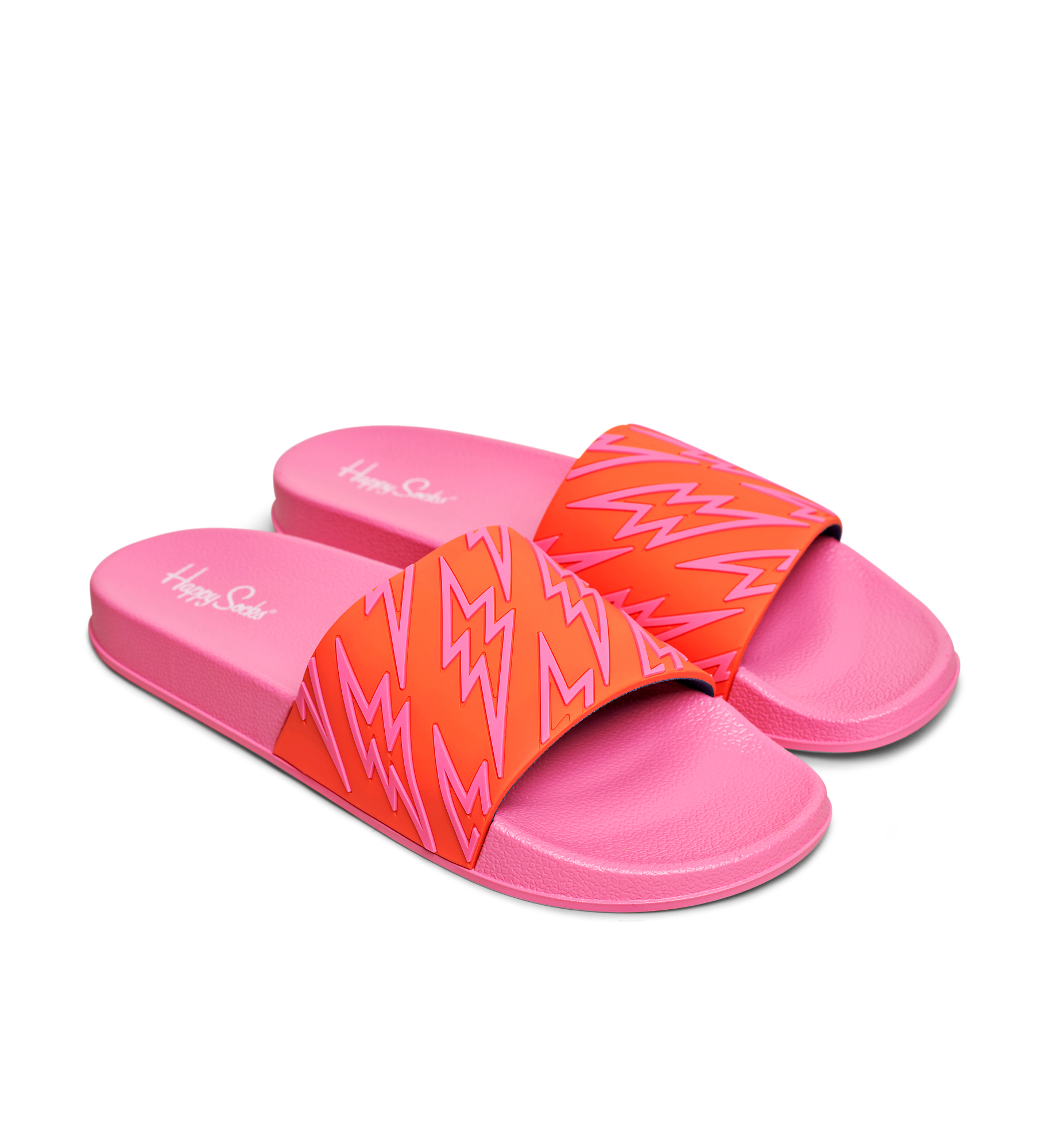 фото Шлепанцы женские happy socks shoes pool slider flash fll114 розовые 38.5 eu