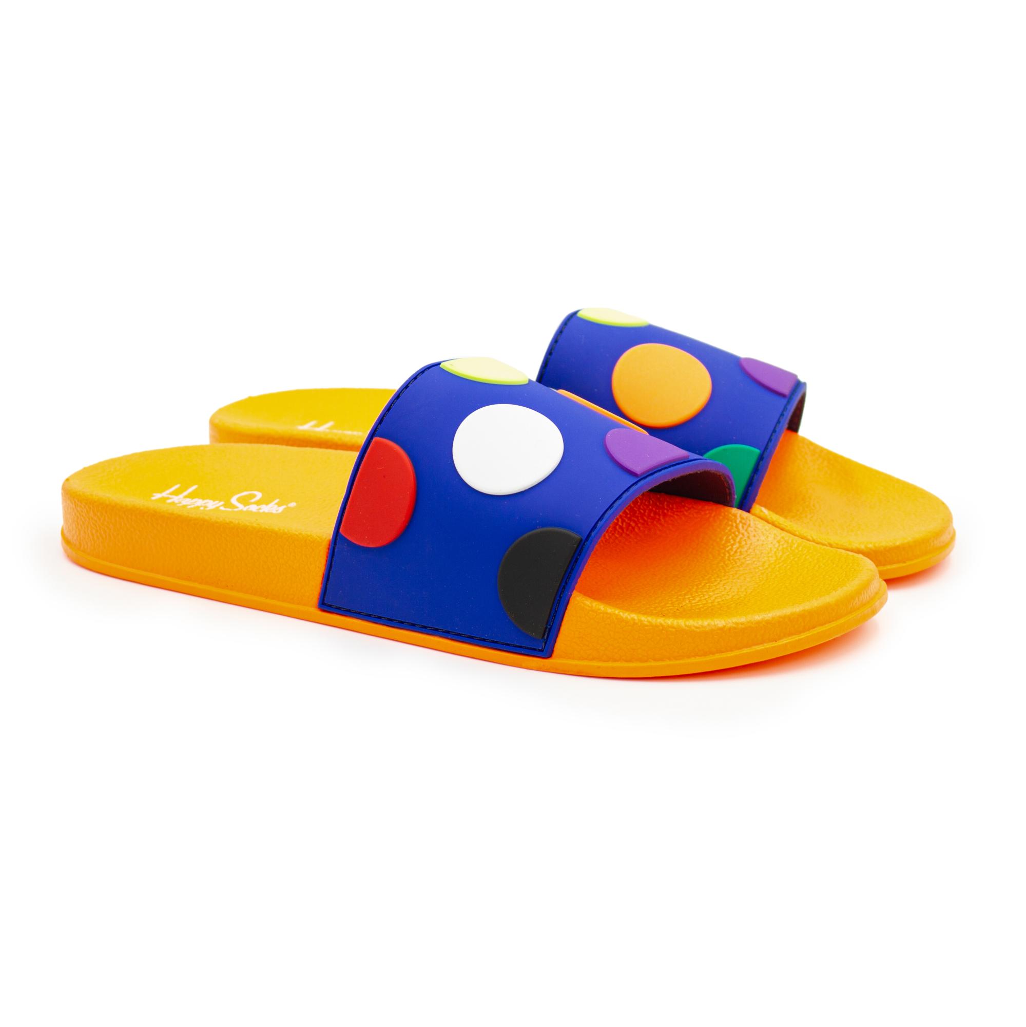 

Шлепанцы мужские Happy socks shoes Pool Slider Big Dot BDO114 оранжевые 46 EU, Pool Slider Big Dot BDO114