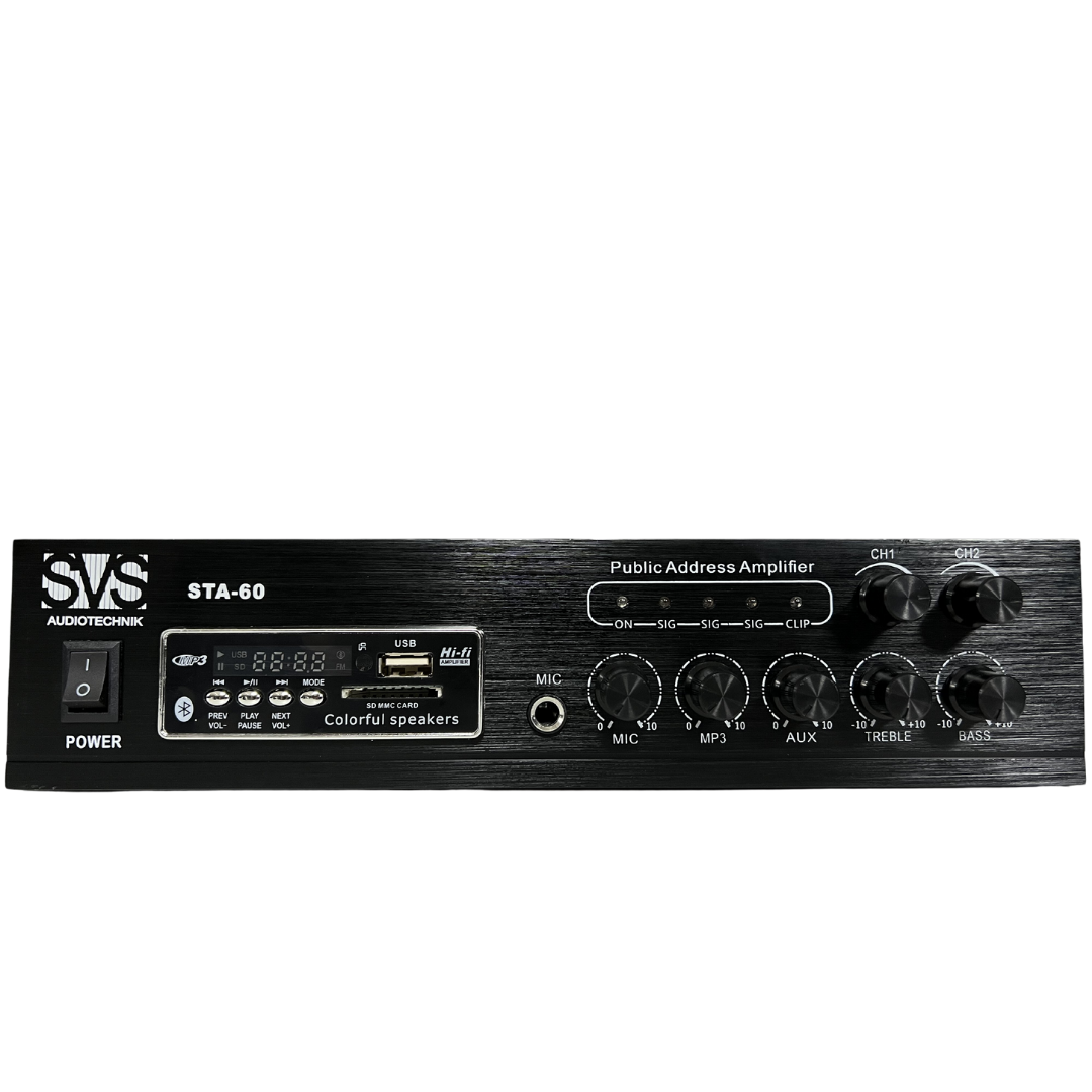 

Усилитель мощности SVS Audiotechnik STA-60 Black, STA-60
