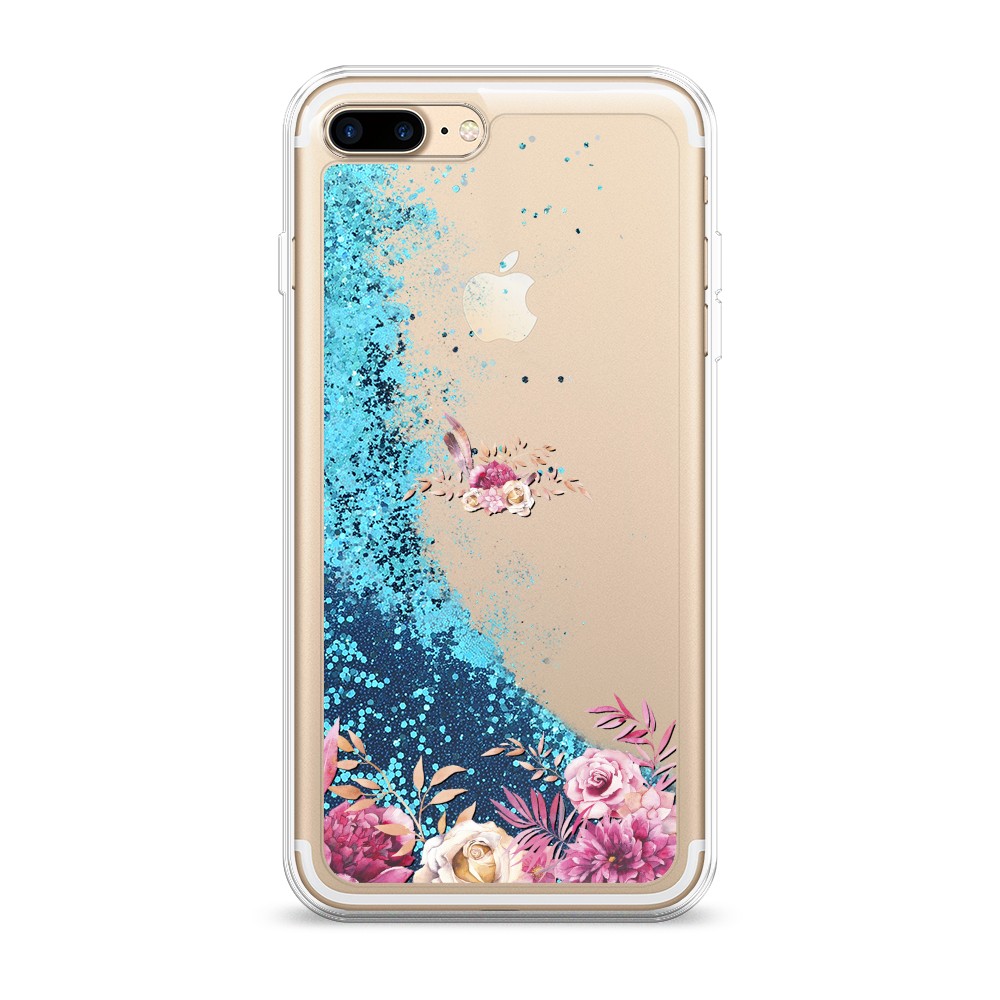 

Чехол Awog на Apple iPhone 8 Plus / Айфон 8 Plus "Нежные розовые цветы", Разноцветный, 10993-1