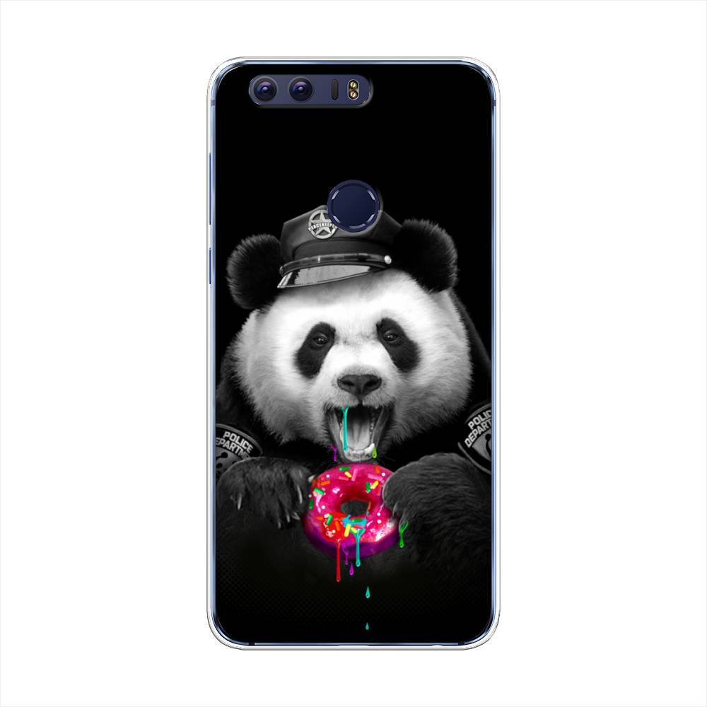 

Чехол Awog на Honor 8 "Панда police", Разноцветный, 60950-2