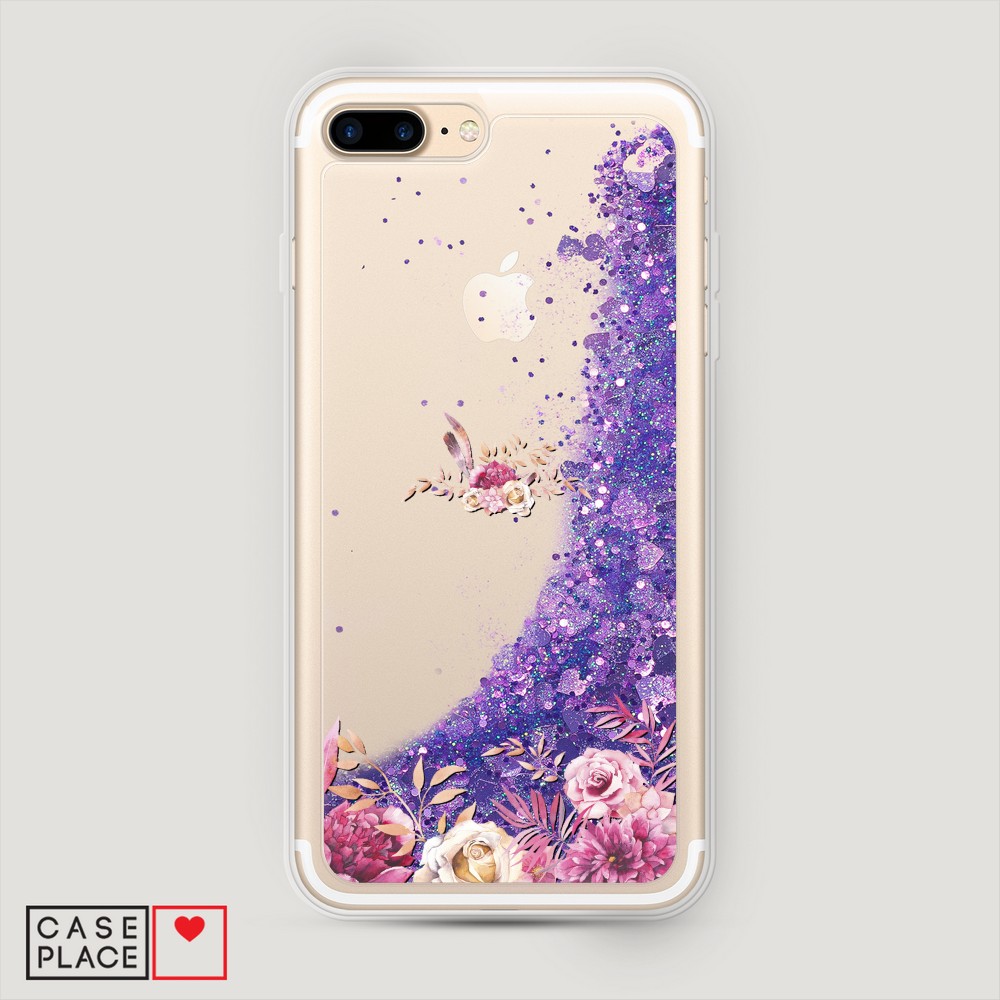 

Чехол Awog на Apple iPhone 8 Plus / Айфон 8 Plus "Нежные розовые цветы", Разноцветный, 10992-1