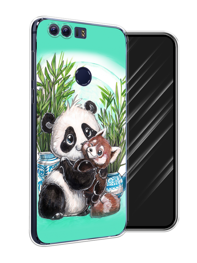 

Чехол Awog на Honor 8 "Друзья зверята", Разноцветный, 60950-2