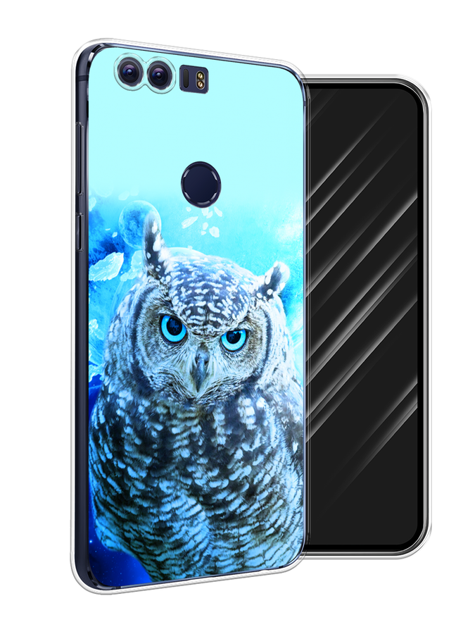 

Чехол Awog на Honor 8 "Сова арт 7", Разноцветный, 60950-1