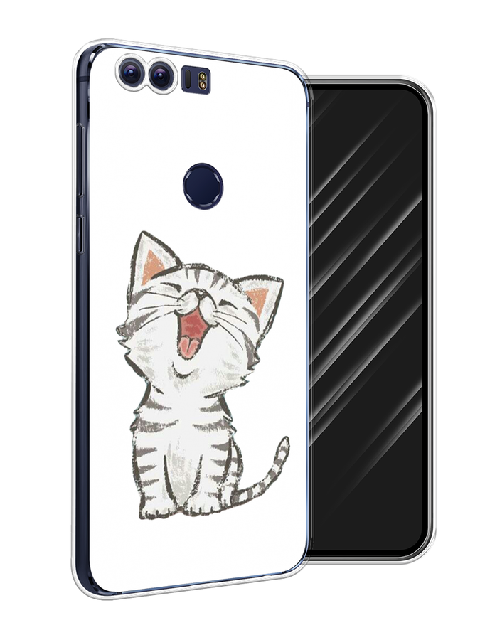 

Чехол Awog на Honor 8 "Котенок рисованный", Разноцветный, 60950-1