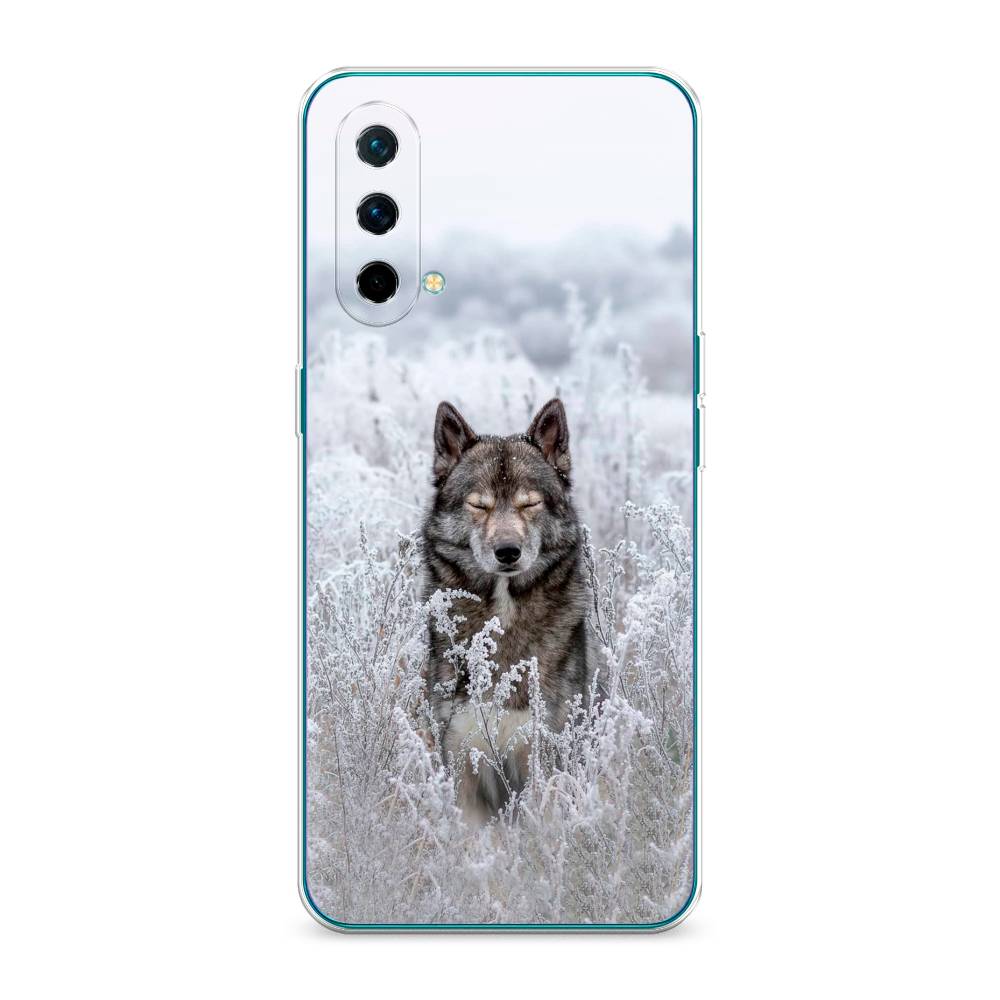 

Чехол Awog на OnePlus Nord CE / ВанПлас Nord CE "Волк в поле", Белый;черный, 151850-1