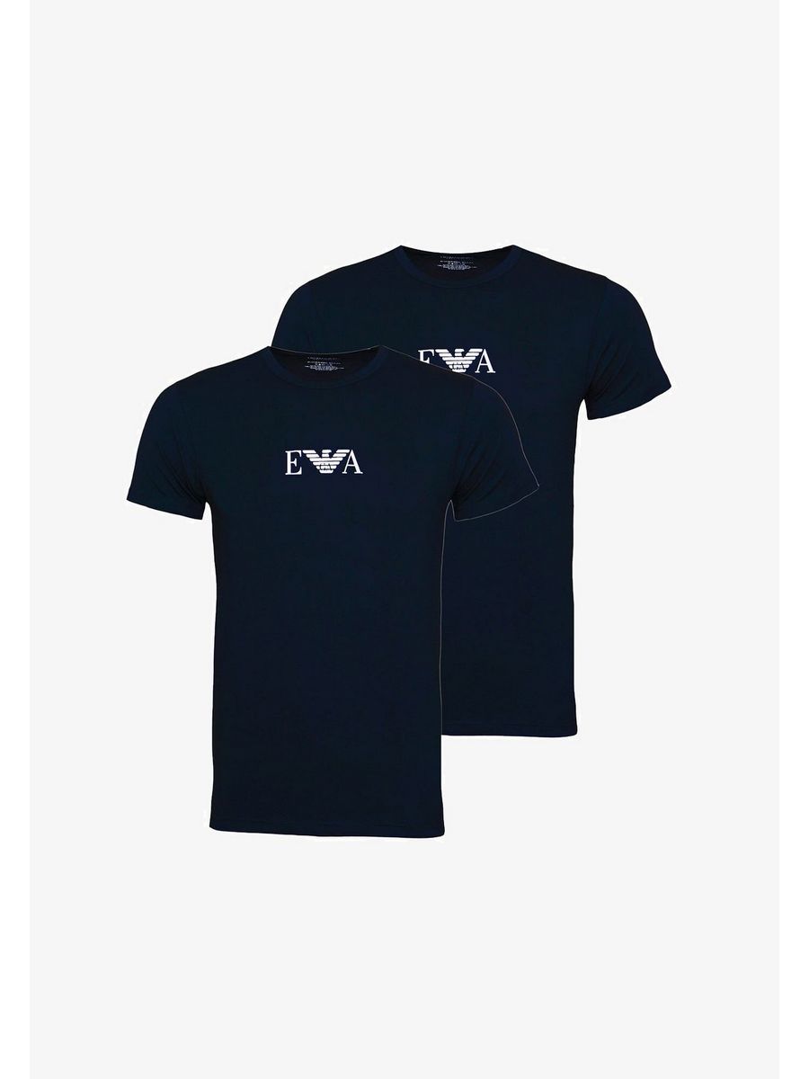 

Комплект футболок мужских Emporio Armani EA822O02G синих XL, Синий, EA822O02G
