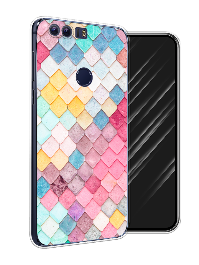 

Чехол Awog на Honor 8 "Нежные ромбики", Разноцветный, 60950-4